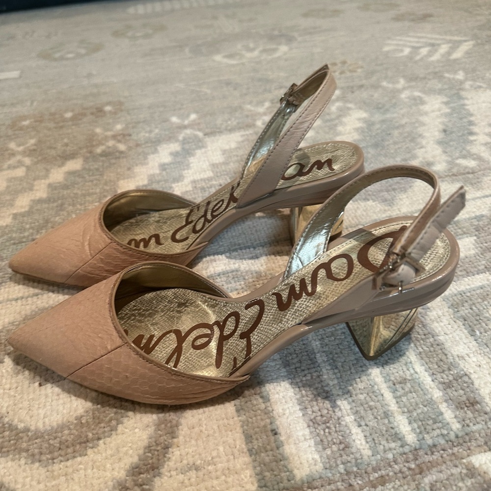 Sam Edelman Pink Strappy Heels